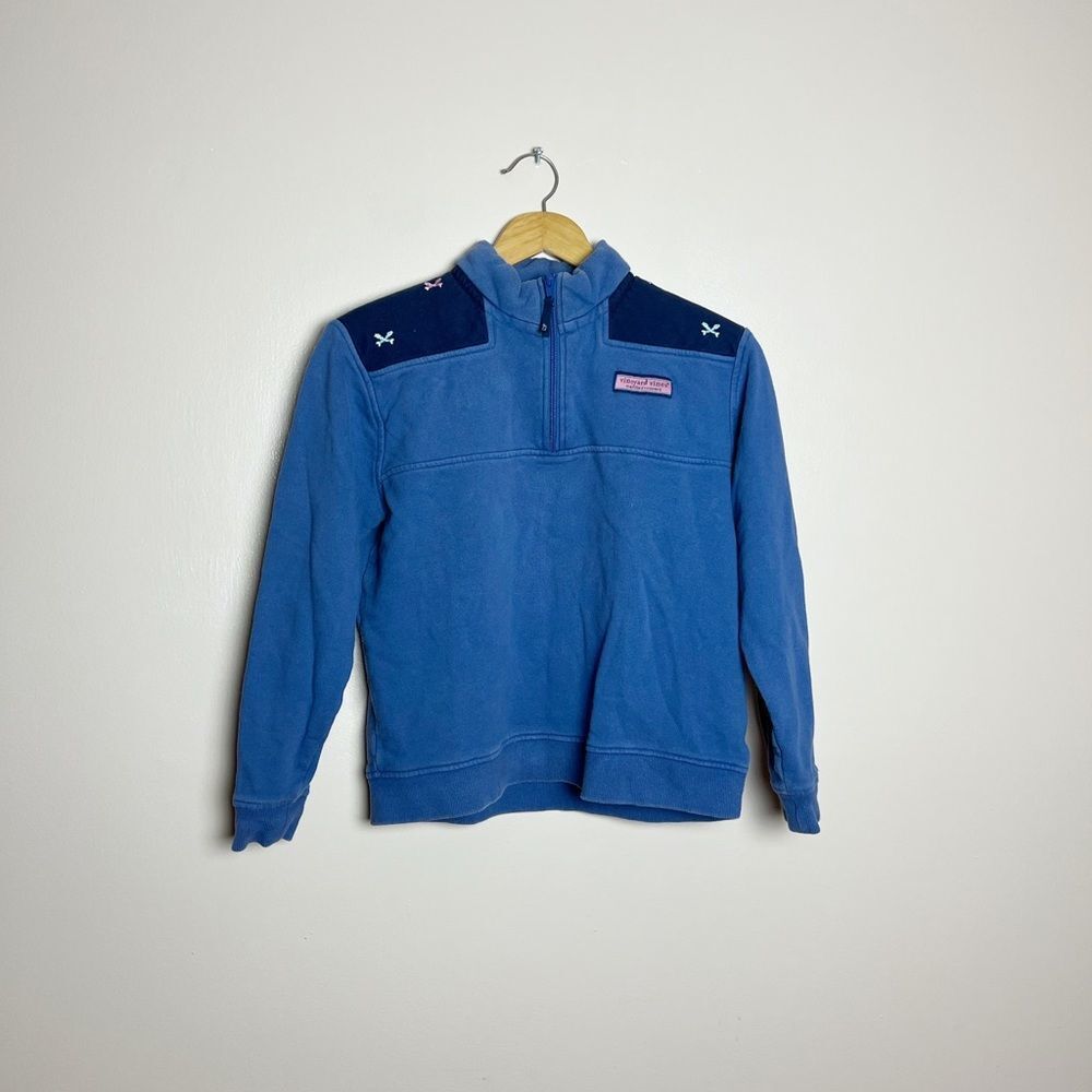 CLEAROUT! Boys’ Blue Vineyard Vines 1/4 Zip Pullover Size L VGUC